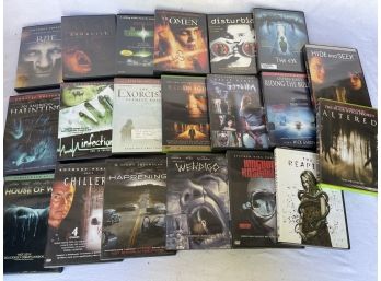 (20) Classic Horror Film DVDs With Exorcist, Omen, Gothic, Stephen King & More