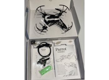 Indoor Outdoor Parrot Mambo 10' Mini Drone Shoots Toy Pellets And Has Arm Grabbers