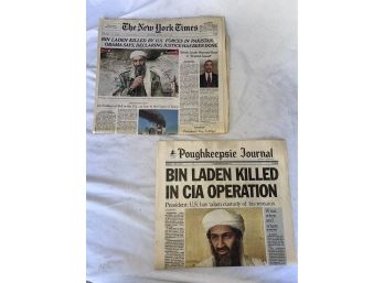 Two New York Newspapers From The Day Bin Laden Was Killed From 2011