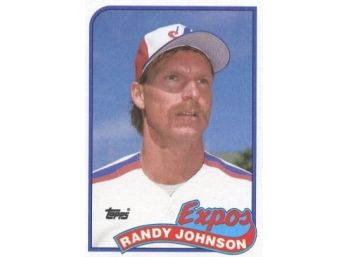 RANDY JOHNSON 1989 Topps Tiffany # 647 Rookie Seattle Mariners Baseball Card