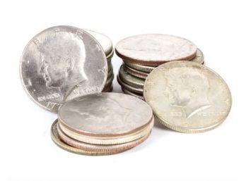 KENNEDY Half Dollar Coins, Lot Of 21 Coins