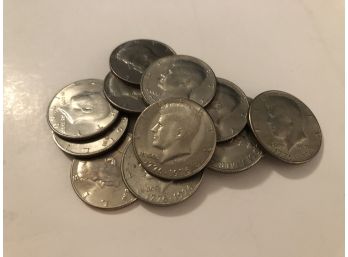KENNEDY Half Dollars, 13 Coins