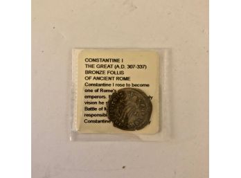 A.D. 307-337 Constantine I Bronze Reduced Follis