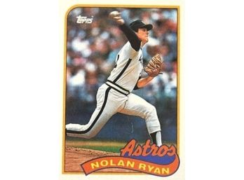 1989 Topps NOLAN RYAN Houston Astros Baseball Card #530