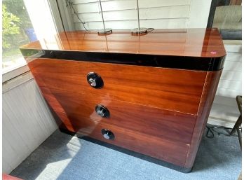 MIDCENTURY ART DECO STYLE THREE DRAWER CHEST