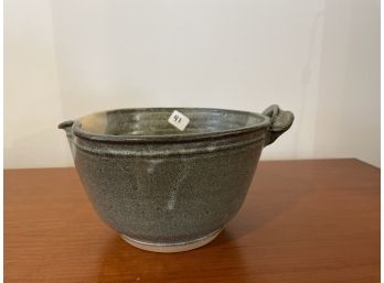 MIDCENTURY MODERN STUDIO POTTERY BATTER BOWL