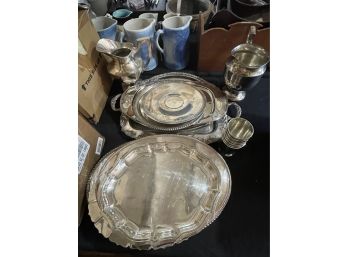 HUGE LOT OF SILVERPLATE