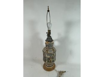 LARGE GERMAN BEER STEIN CONVERTED TO LAMP