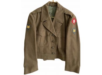 Post WW2 Circa 1950s Sergeant's US Army Wool Field Jacket And Pants