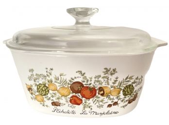 Vintage Corning 'Spice Of Life' Covered Casserole