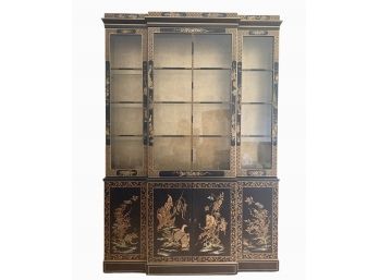 Vintage ' ET CETERA' BY Drexel Chinese Style Illuminated Cabinet