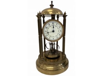 Pre-War Brass 12' Clock From Germany (C)