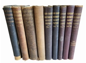 Volumes 1-9 New Haven Colony Historical Society Papers 1865-1918