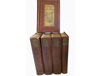 Five Volumes 'History Of The Jews' By Heinrich Graetz 1927