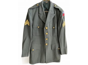 Post WW2 Circa 1950s Sergeant's US Army Wool Dress Uniform