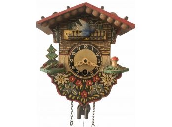 Vintage Cuckoo Clock With Dove (I)