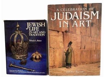 Two Hard Cover Books On Judaism And Art
