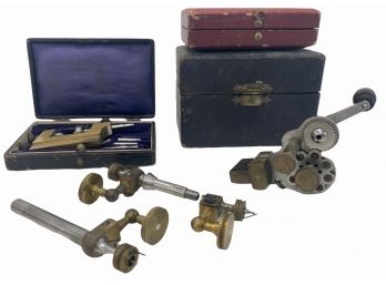 Rare Collection Of Antique German Precision Watchmaking Tools