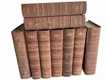 Nine Volumes 'Connecticut Encyclopedia Of Biography '
