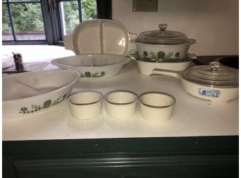 Misc Corningware & Glass Bake Lot