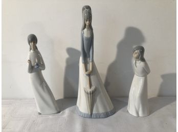 3 Valencia (made In Spain) Figurines