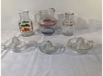 6 PC 3 Pitchers/3 Juicers