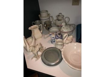 Misc Pottery  &China Lot