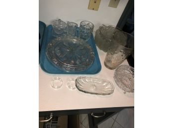 Lead Crystal & Clear Glass Lot