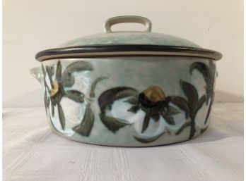 Pottery Covered Casserole