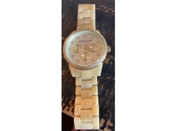 Michael Kors Watch In Beige