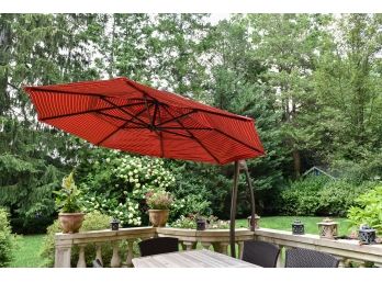 Sunbrella Treasure Garden Crank Adjustable Umbrella