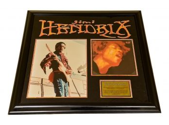 Framed Authenticated Signed Jimi Hendrix Vinyl Album 'Electric Ladyland'