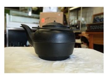 Antique Cast Iron Fire Teapot~ Circa 1900-40