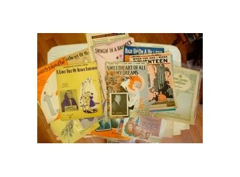 Lot Of Over 60 Pieces Of 1920-40's Sheet Music