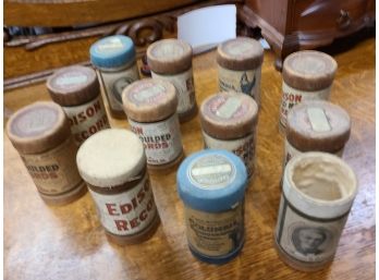 Lot Of 12 Edison Record Cardboard EMPTY Containers