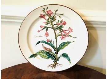 Large Villaroy & Boch Botanica Pink Floral Glazed Ceramic Serving Plate Luxenberg Germany