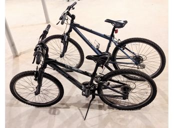 Pair Of Used Trek Mountain Bikes Both 21 Speed ~65'  One Mt220 And An 860