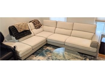 Very Comfortable Italian Giuseppe Nicoletti Couch With Adjustable Backs - 40x105x36'