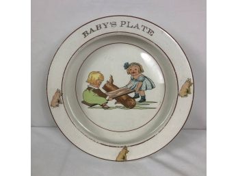 Vintage Whimsical Baby's Plate  Bowl, Elpco China