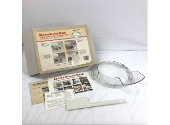 Vintage Kitchen Aid 2 Piece Clear Plastic Pouring Shield, Model KPS2CL