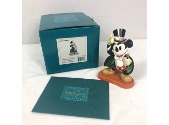 1997 Disney Classics Membership Sculpture Magician Mickey 'on With The Show' - CIB