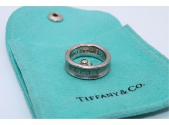 1997 Tiffany And Co Sterling Silver Ring Size 6, 7.5g