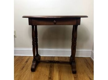 Vintage 1940s Oval Side Table