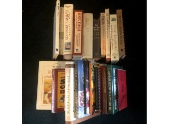 Large Lot Of Cookbooks - 24 Pieces