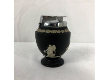 Vintage Wedgwood Black Basalt Jasperware Lighter Greek Vase Motif