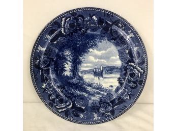 Wedgwood 'the Half Moon On The Hudson' For Colonial Dames Of New York Plate