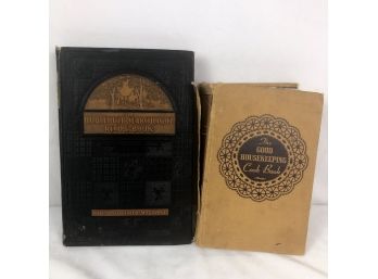 Rare Vintage 1940s 'the Good Housekeeping Cook Book' And 'the Household Searchlight Recipe Book' - 2 Pieces