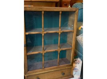 Hanging Wooden Display Cabinet