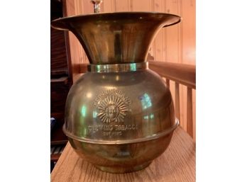 Redskin Brand Chewing Tobacco - Brass Vase