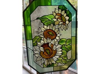 Floral Stained Glass Wall Art